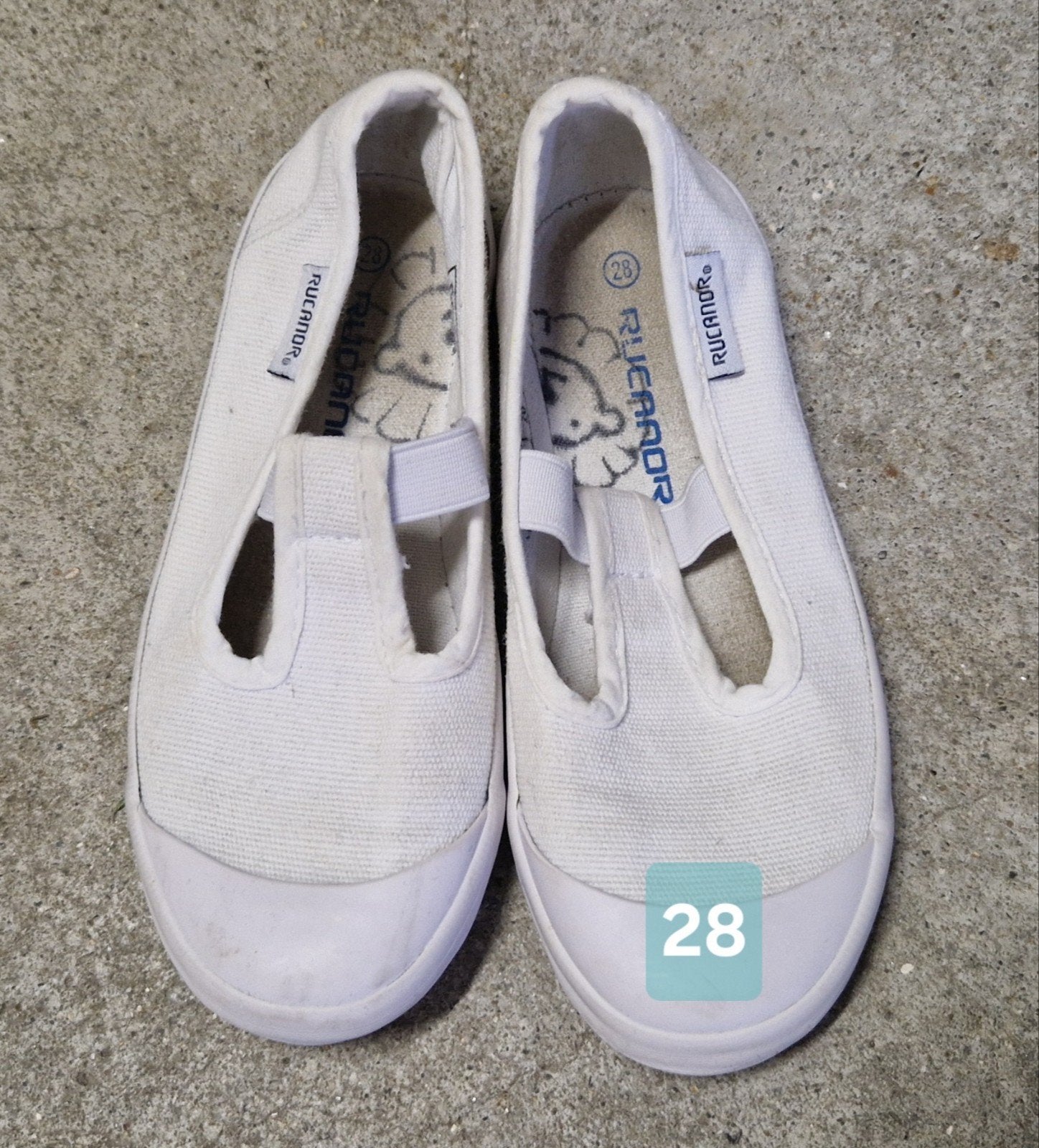 turnpantoffels maat 28 Rucanor, Garçon ou Fille, RUCANOR., Enlèvement, Utilisé