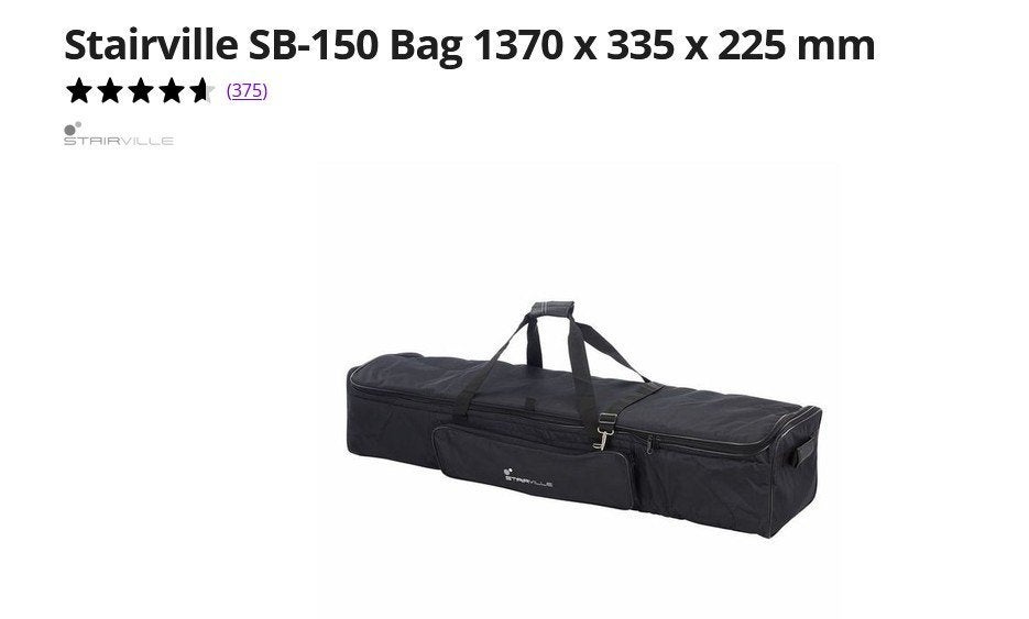 Draagtas Stairville SB-150 bag, Muziek en Instrumenten, Licht en Laser, Ophalen, Nieuw, Overige typen, Kleur