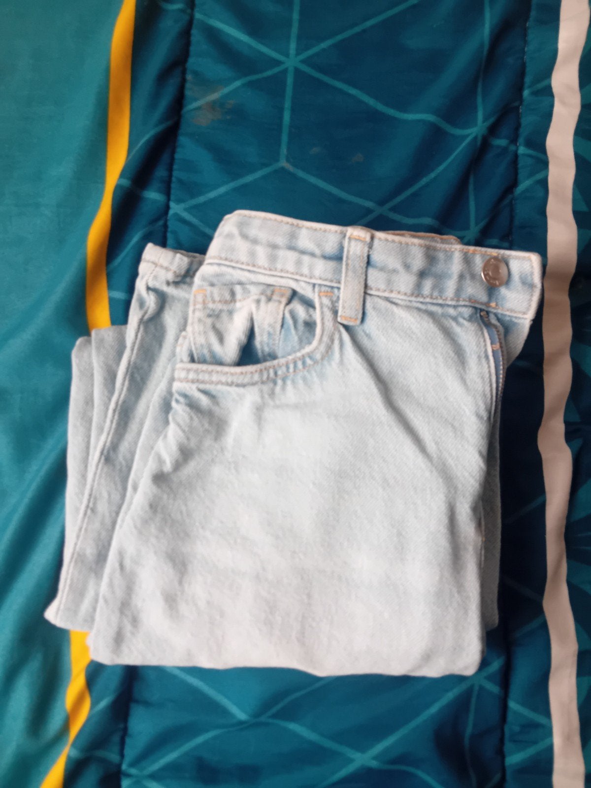 Jeans, Kinderen en Baby's, Kinderkleding | Maat 140, Ophalen, Gebruikt, Meisje, Broek