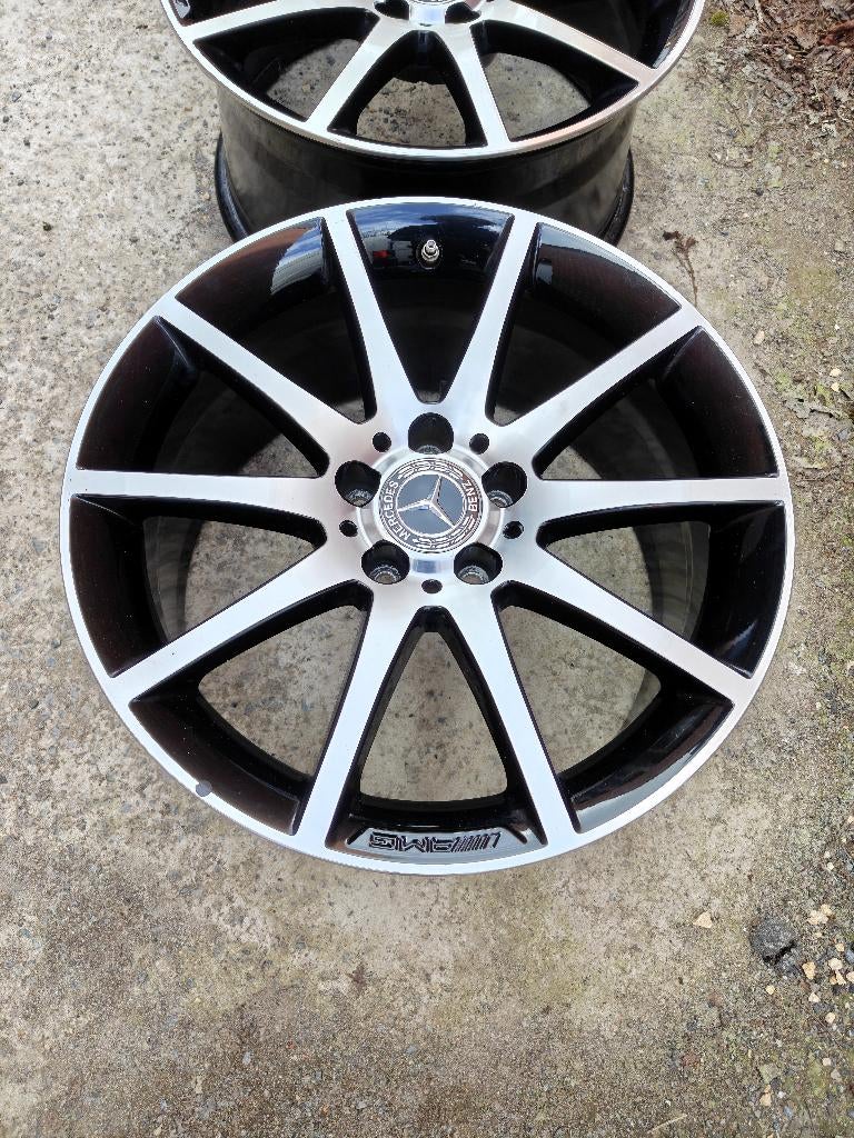 Originele AMG breedset velgen, Auto-onderdelen, Ophalen, 18 inch, Gebruikt, Velg(en)