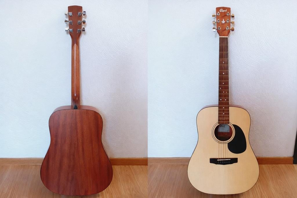 Guitare acoustique Cort + housse rembourrée, Musique & Instruments