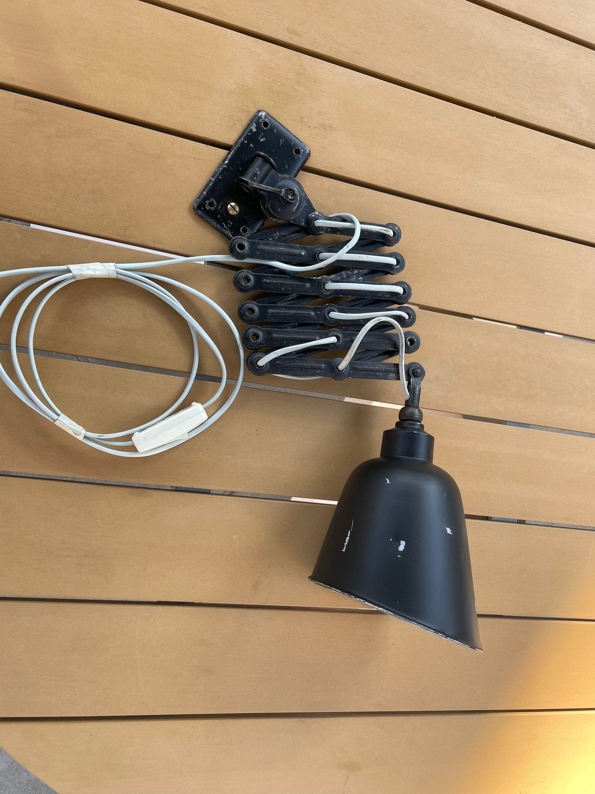Oude schaarlamp vintage, Antiek en Kunst, Antiek | Verlichting, Ophalen