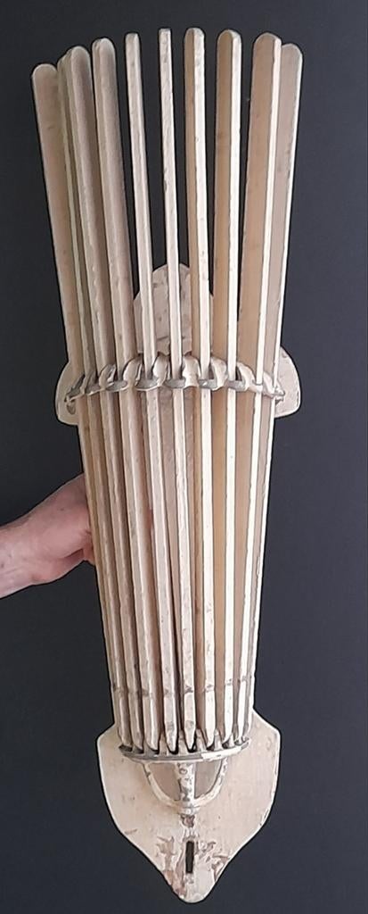 Présentoir à journaux pliable ou étendoir à linge vintage, Enlèvement, Utilisé