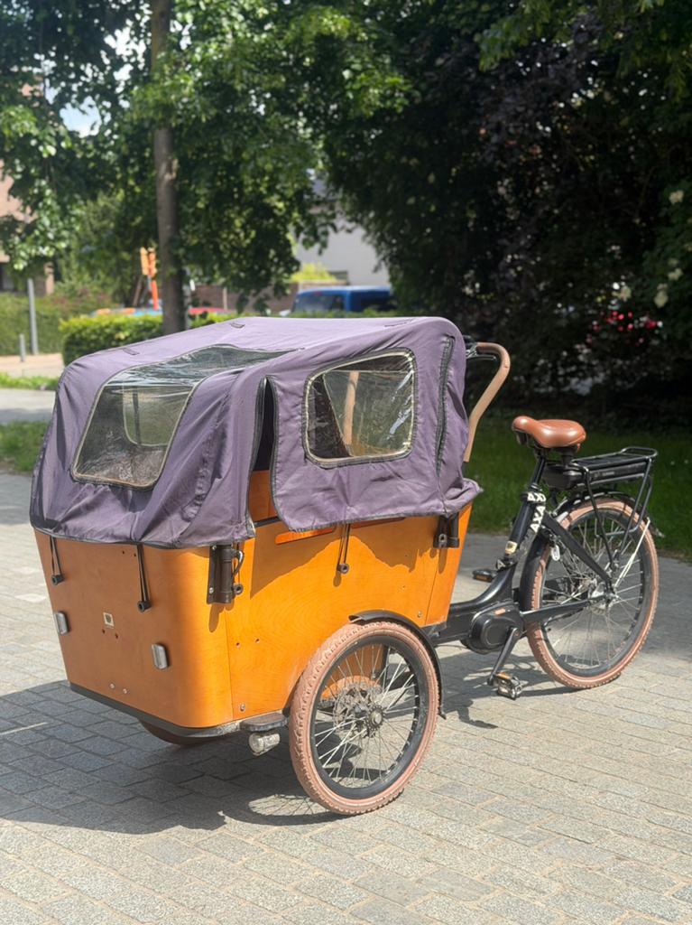 Elektrische bakfiets VOGUE middenmoter Bafang M400, Fietsen en Brommers, Fietsen | Bakfietsen, Ophalen