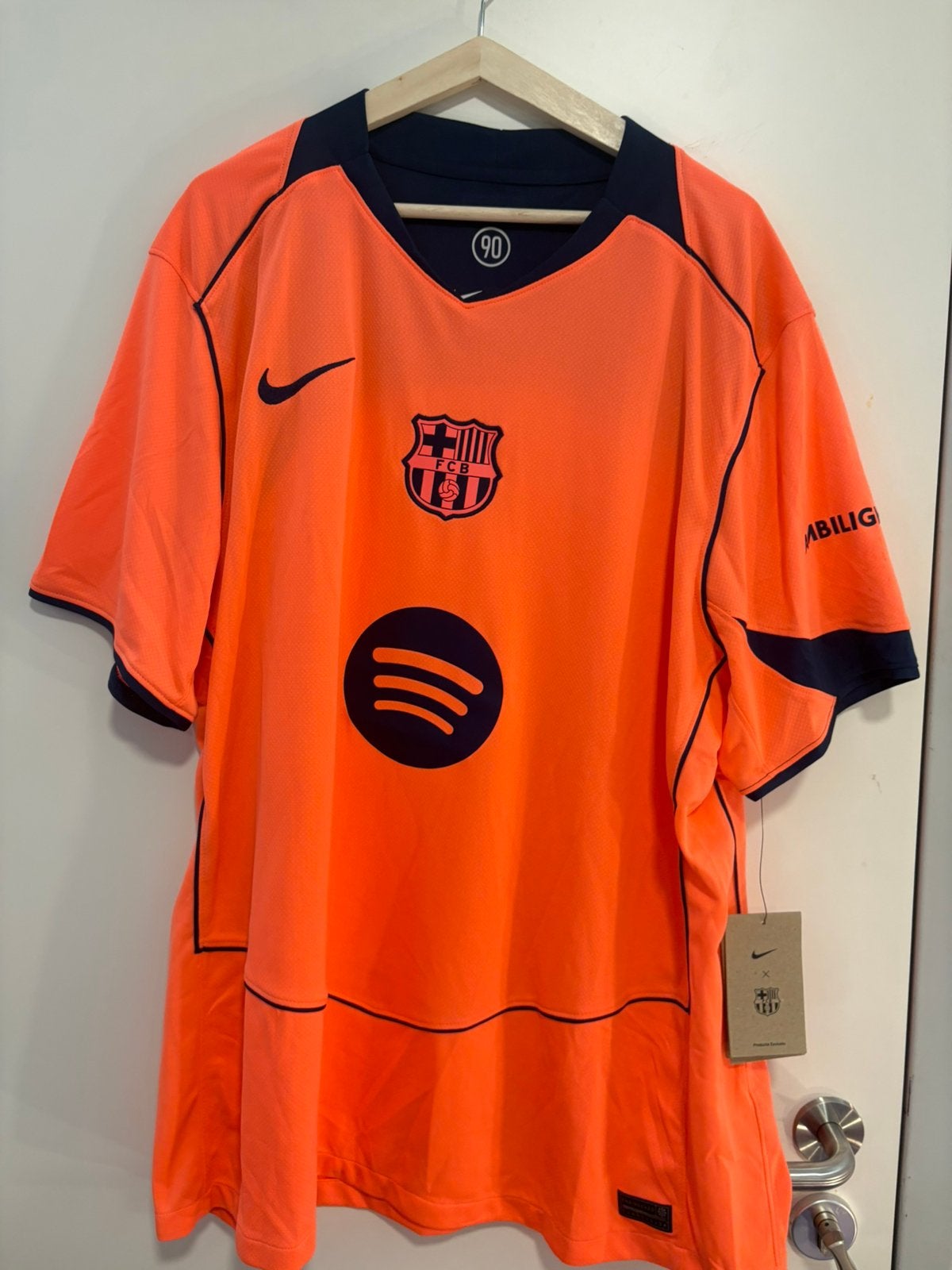 Voetbal shirt fc barcelona, Sport en Fitness, Voetbal, Ophalen of Verzenden, Zo goed als nieuw, Shirt