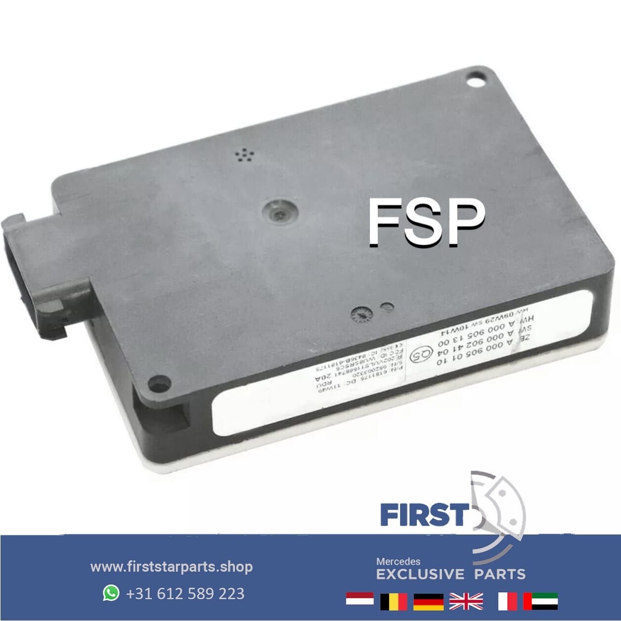 A0009050110 dodehoek radar sensor Mercedes W204 W212 WX2H6 W, Gebruikt, -, Ophalen of Verzenden, -