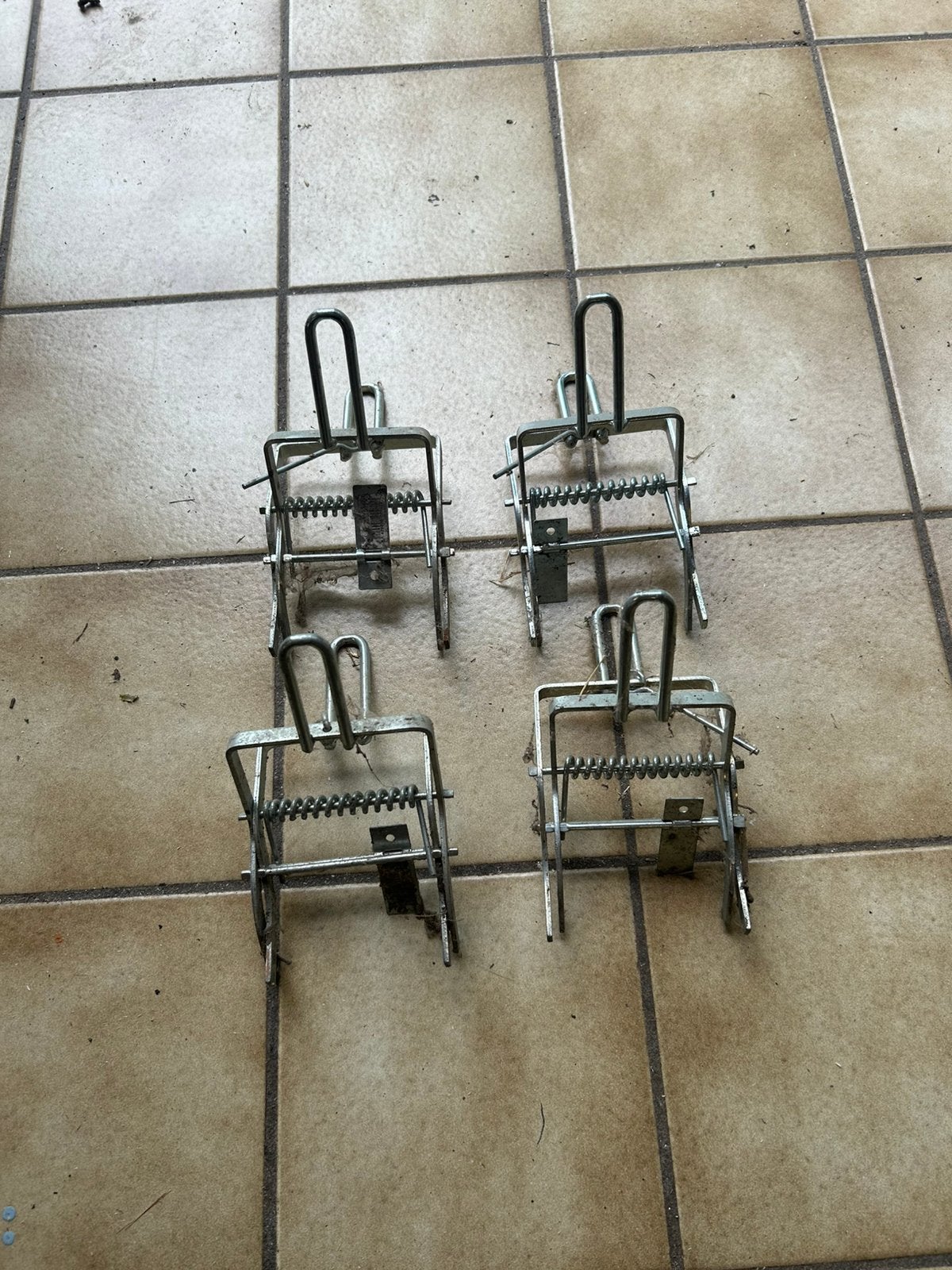 4 mollen klemmen, Tuin en Terras, Ophalen, Zo goed als nieuw
