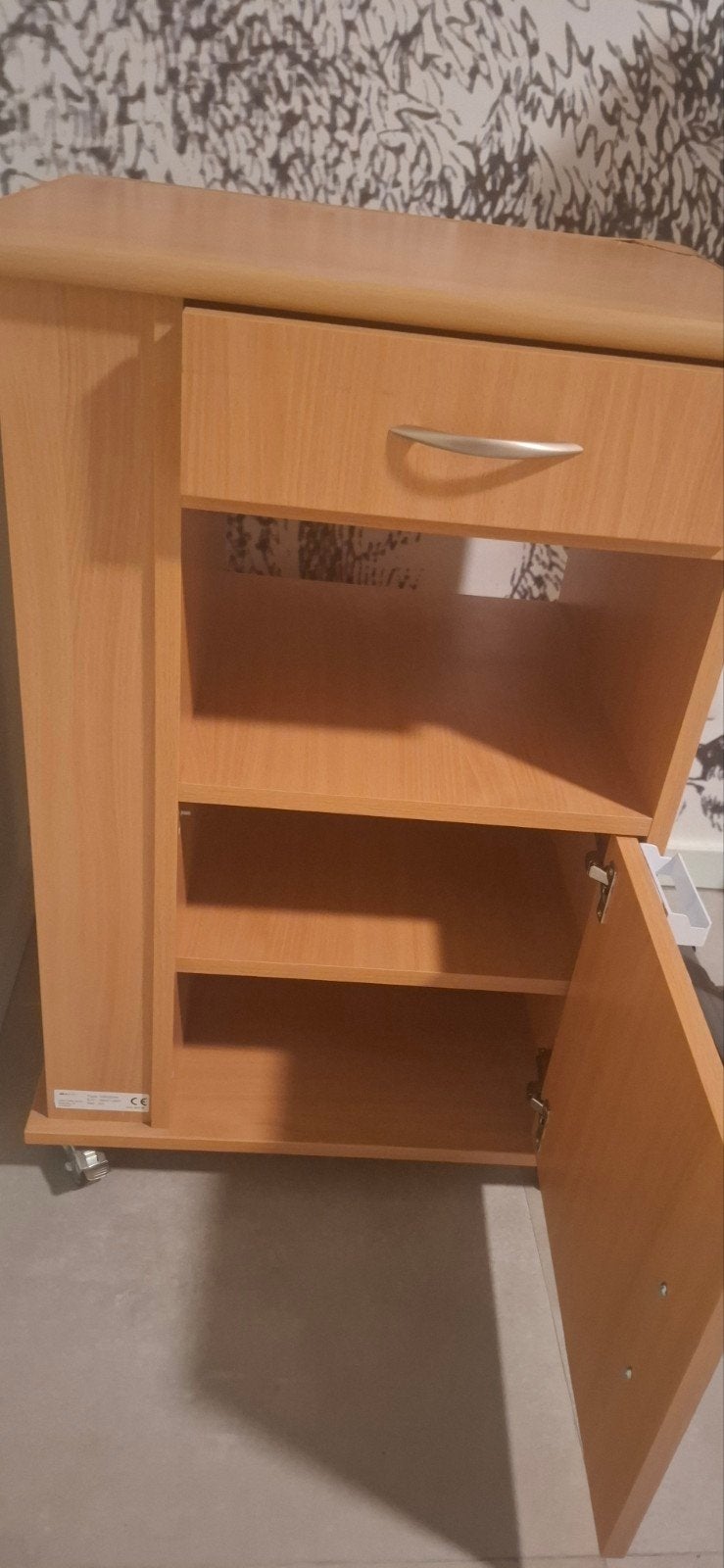 ziekenhuis nachttafel, Ophalen, Gebruikt, Hout