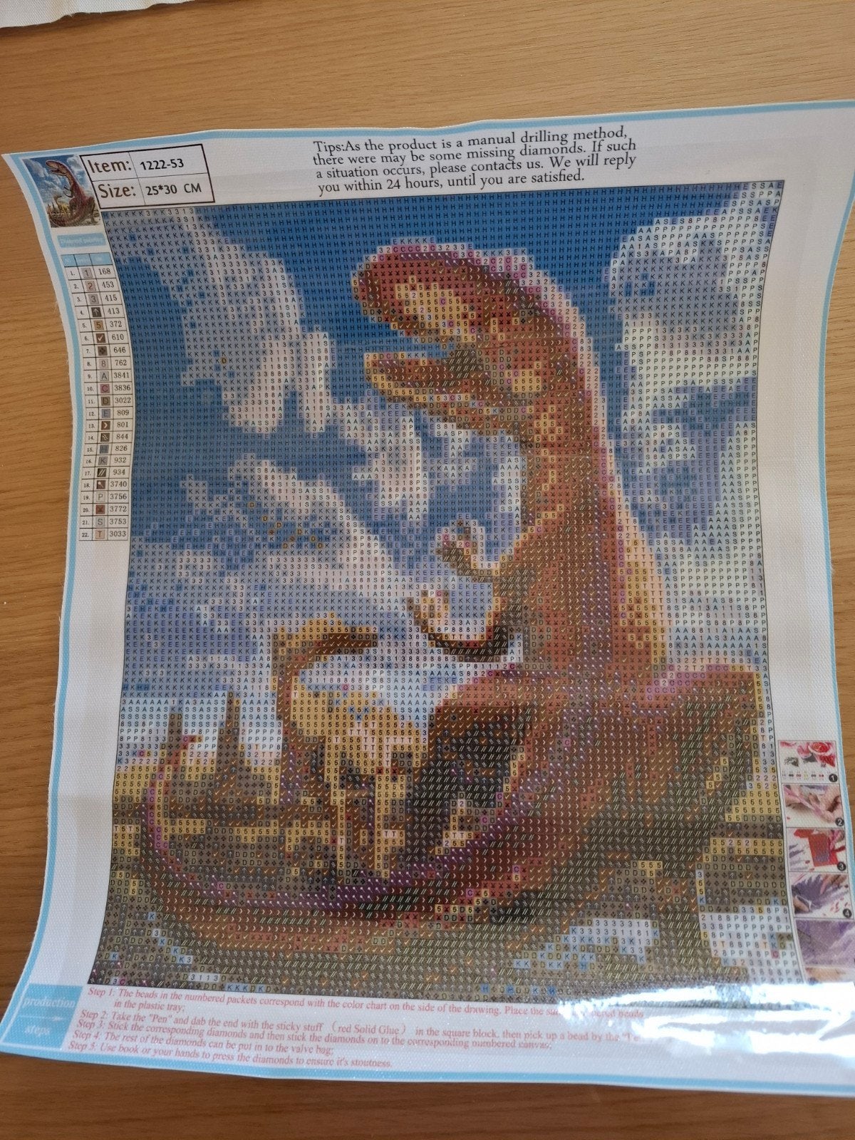 Diamond painting dinosaurus, Ophalen, Nieuw, Diamond painting