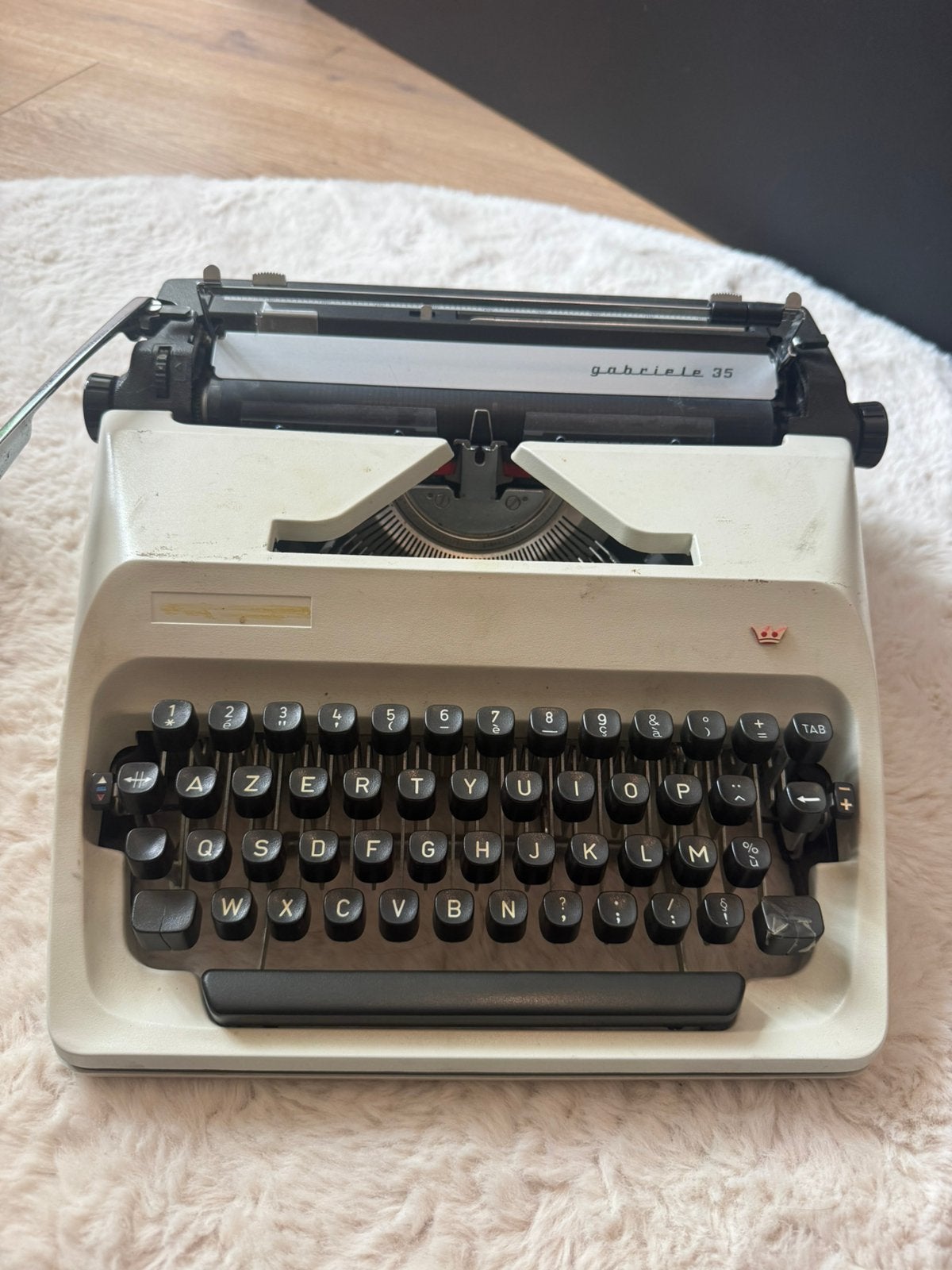 Vintage Adler Gabriele 35 portable typewriter, Ophalen, Gebruikt