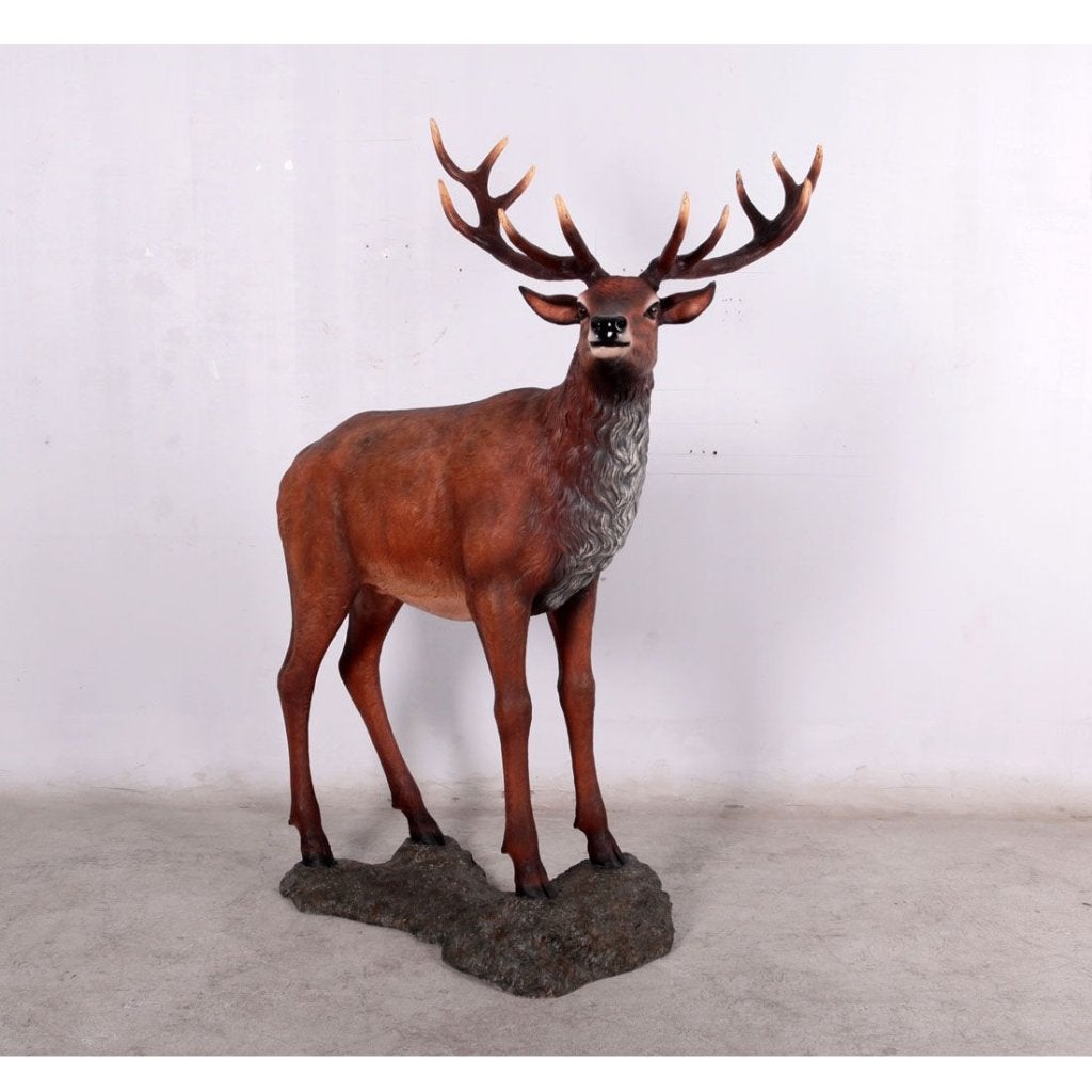 Statue majestueuse de cerf rouge — renne Hauteur 219 cm, Enlèvement, Neuf
