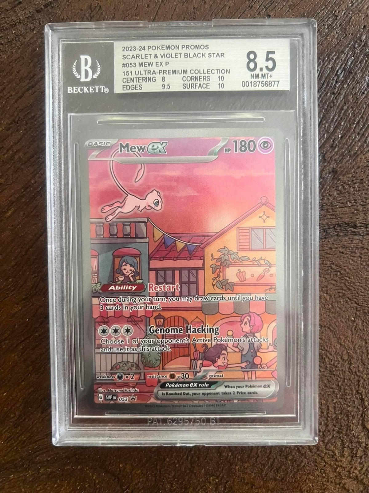 Mew ex (SVP053) - Beckett 8.5, Hobby & Loisirs créatifs, Jeux de cartes à collectionner | Yu-gi-Oh!, Enlèvement, Comme neuf