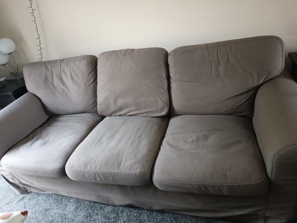 Canapé 3 places IKEA Beige, Maison & Meubles, Canapés | Salons, Utilisé, Banc droit, Trois personnes, 200 à 250 cm, 75 à 100 cm