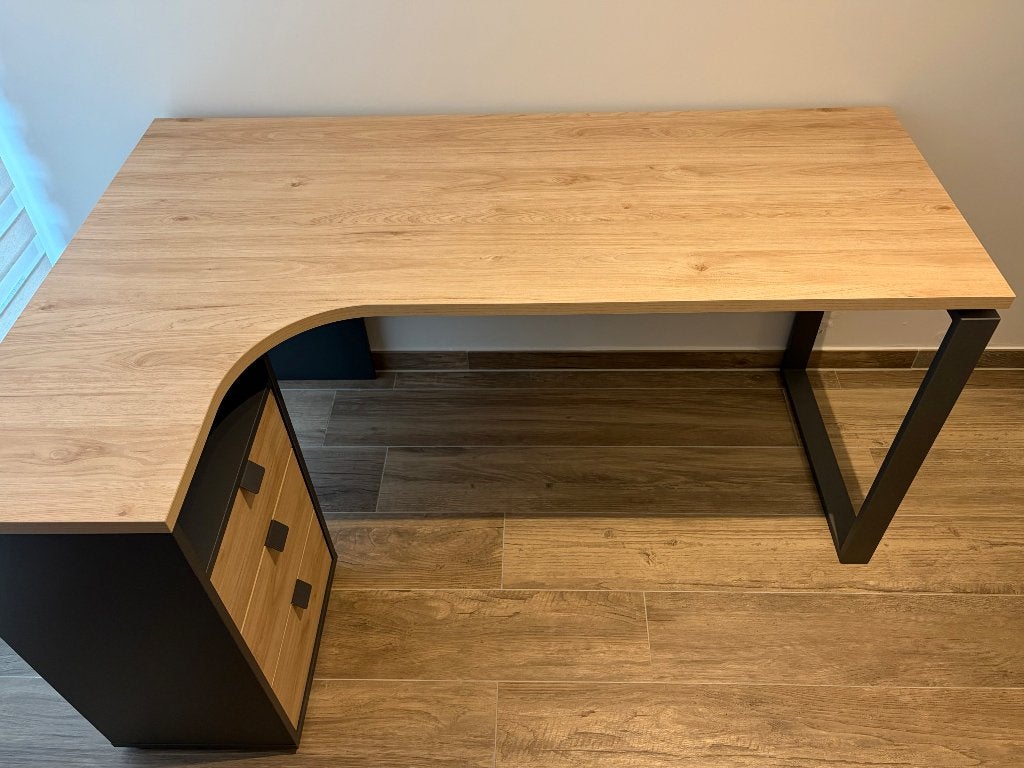 Hoekbureau te koop - zo goed als nieuw, Ophalen, 150 cm, Met lades, Zo goed als nieuw