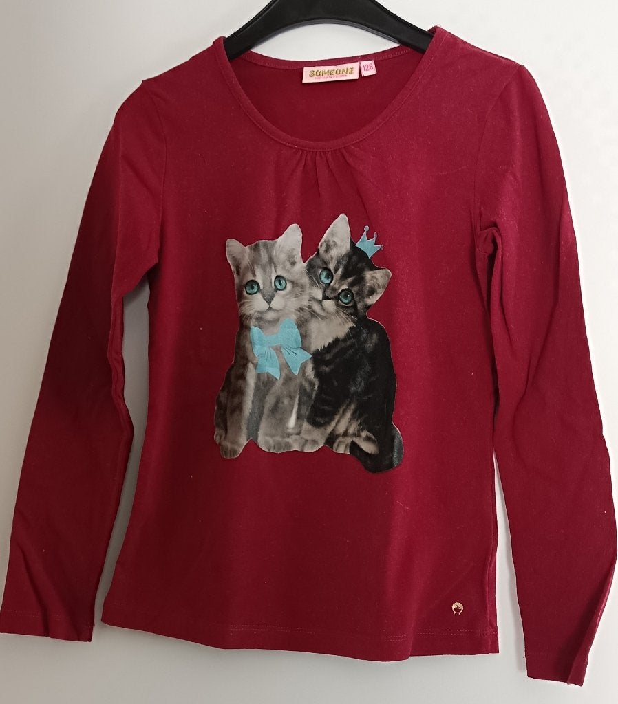 longsleeves Someone, Kinderen en Baby's, Kinderkleding | Maat 128, Gebruikt, Meisje, Ophalen of Verzenden, Someone