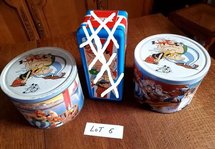 Astérix et Obélix lot n 6. Boîtes en fer., Collections, Personnages de BD, Enlèvement ou Envoi, Astérix et Obélix, Comme neuf