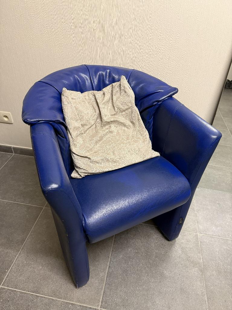 Kuipzetel, Huis en Inrichting, Ophalen, Gebruikt, Minder dan 75 cm, Leer
