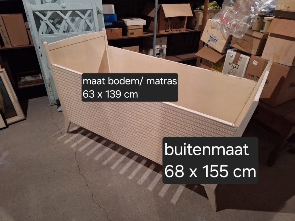 Vintage kinderbed, Enlèvement