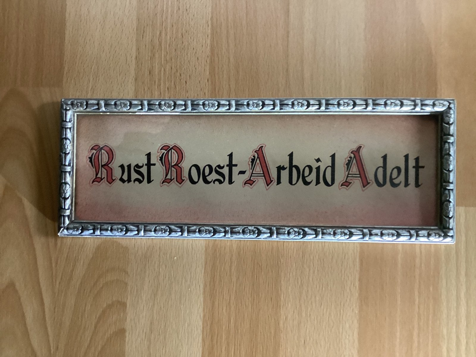 Retro Kader, Rust Roest-Arbeid Adelt, Ophalen, Huis en Inrichting