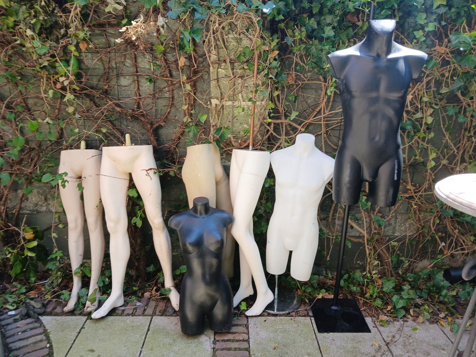 Lot de bustes mannequins, Enlèvement, Mannequin