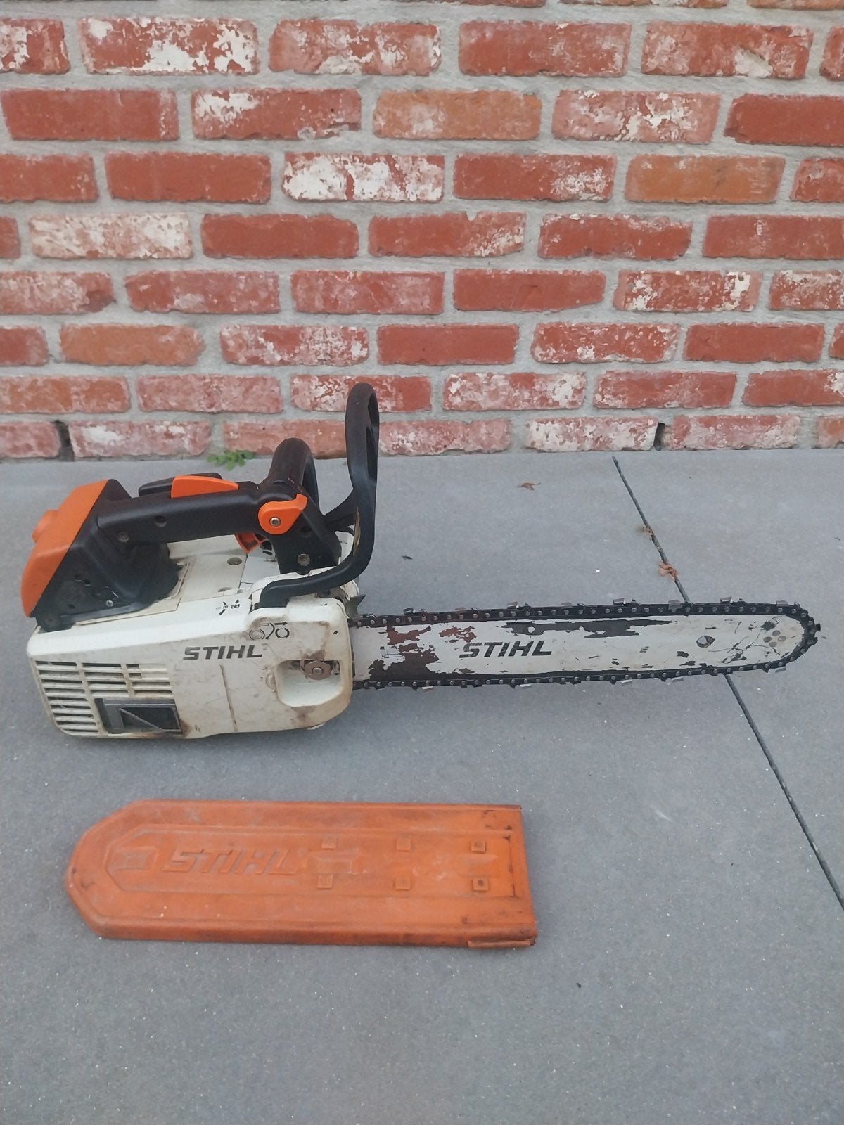 Stihl ms 200t, Ophalen