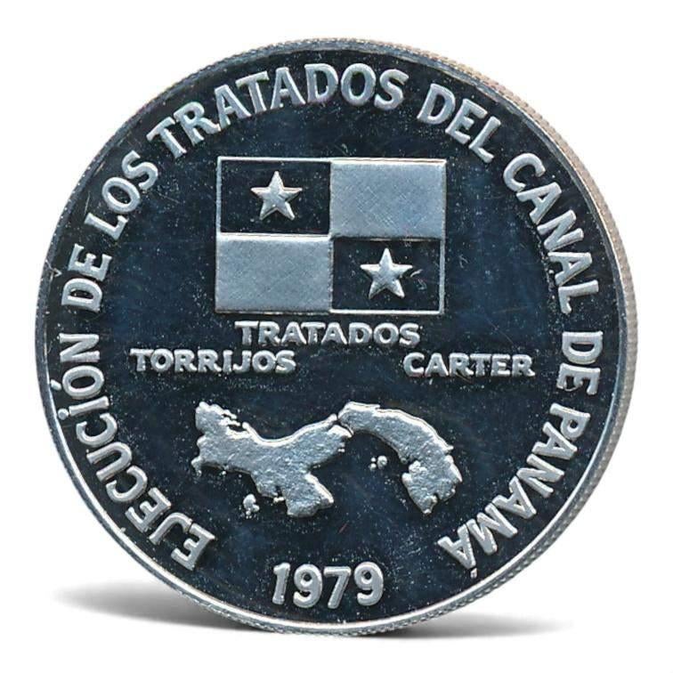 Platina Panama 200 Bolivares 1979, Postzegels en Munten, Ophalen of Verzenden, Platina