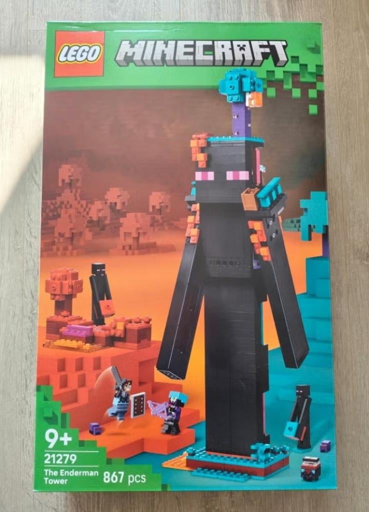 Lego Minecraft 21279 La tour de l’Enderman, Minecraft, Lego, Nieuw, Ophalen of Verzenden