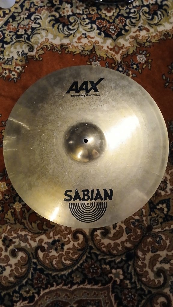 Sabian AAX Raw Bell Dry Ride 21", Musique & Instruments, Enlèvement, Utilisé, Autres marques