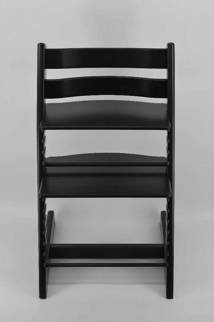 Stokke Tripp Trapp Zwart – Trip Trap Refurbished, Verzenden, Gebruikt, Meegroeistoel, Aanschuifbaar