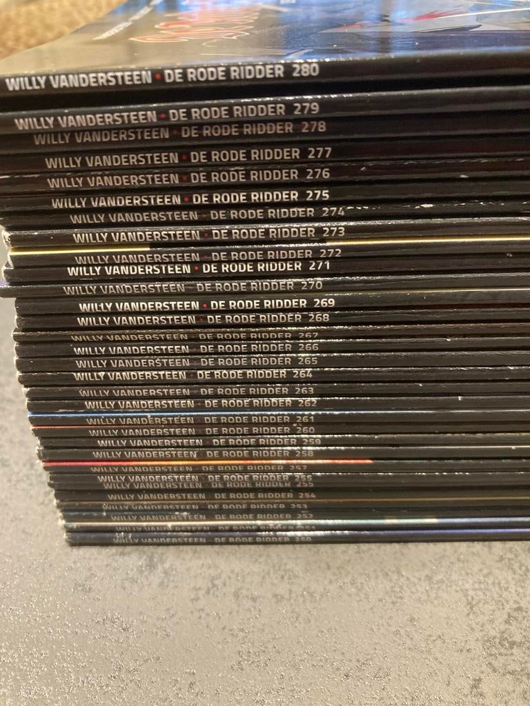 De rode ridder, Boeken, Stripverhalen, Complete serie of reeks, Ophalen, Gelezen