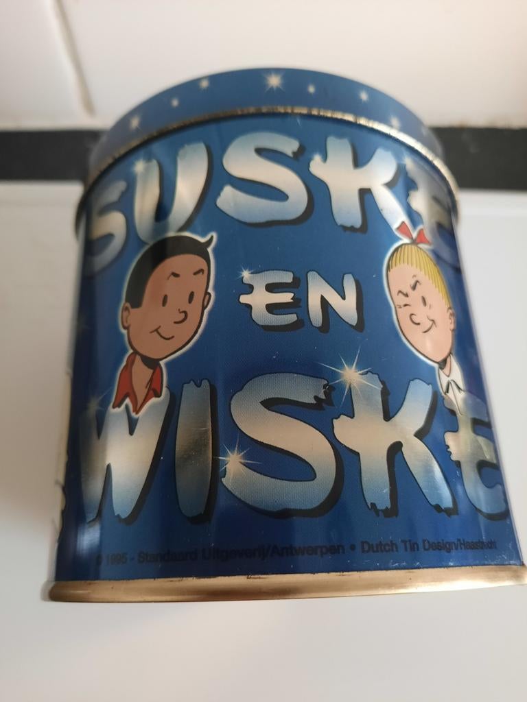 Blik van suske en wiske en lambik en sodonia en jeroem, Antiek en Kunst, Ophalen