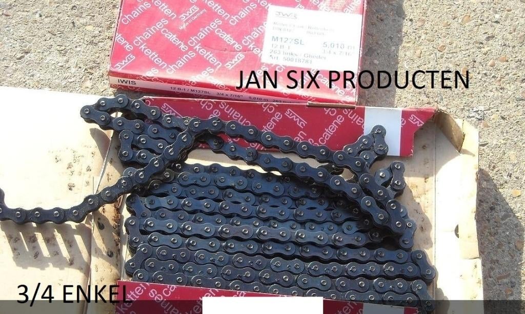 Ketting iwis 3/4 enkel uit faling, rol van 5m prijs : 114 eu, Ophalen, Nieuw