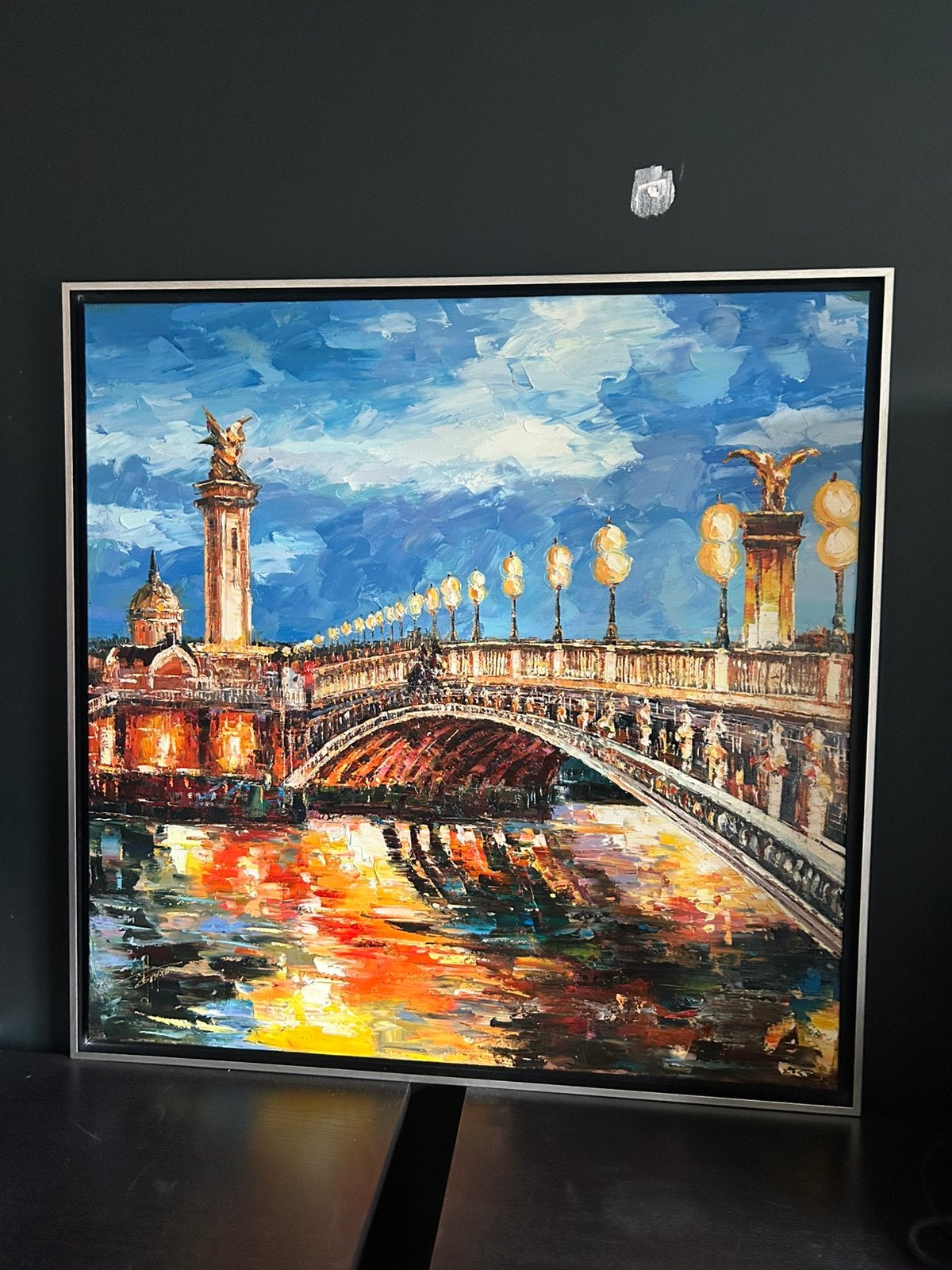 Antonio Palmieri - Pont Alexandre-III a Paris, Enlèvement