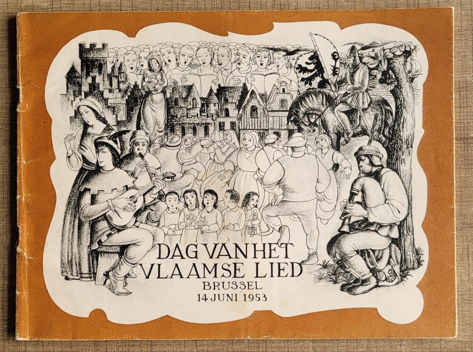 Dag van het Vlaamse Lied - Brussel 1953 - eerste editie, Ophalen of Verzenden