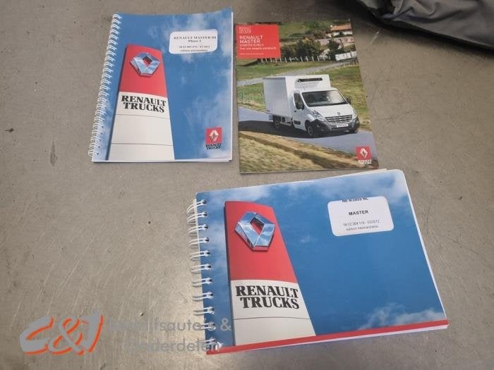 Livret d'instructions d'un Renault Master, Autos : Pièces & Accessoires, Autres pièces automobiles, Renault, -, 3 mois de garantie
