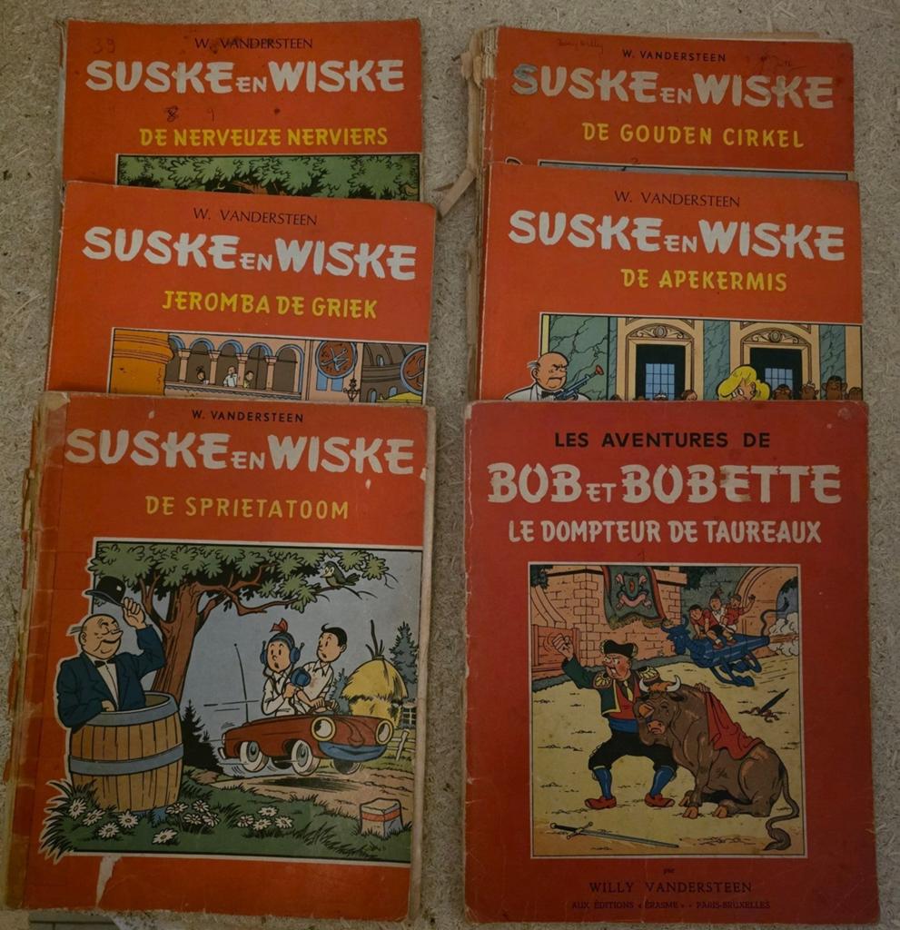 Groot lot strips Suske wiske Jerom Nero Pient Pienter ..., Boeken, Stripverhalen, Willy Vandersteen, Meerdere stripboeken, Ophalen