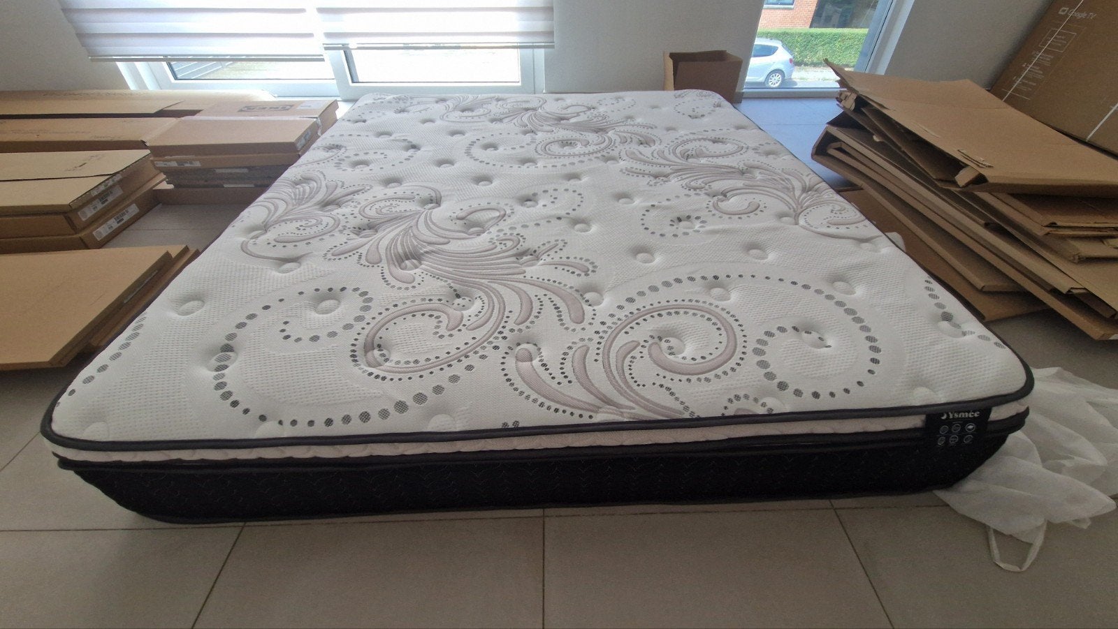 Matelas neuf 180 x 200 cm hybride ressorts ensachés et surma, Neuf, Matelas, Enlèvement, 180 cm