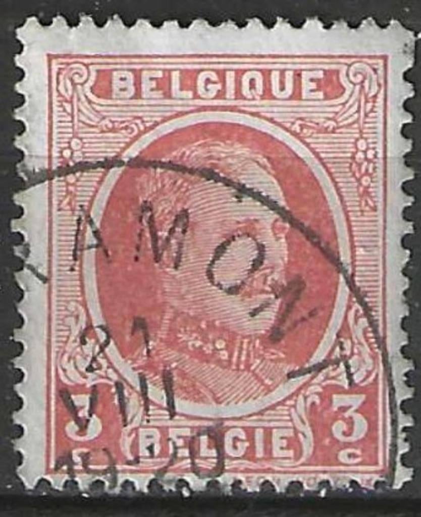 Belgique 1921/1927 - Yvert/OBP 192 - Roi Albert Ier (ST), Envoi, Affranchi, Oblitéré, Maison royale