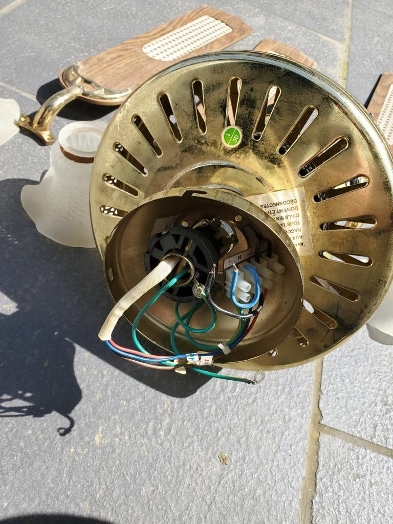 Ventilateur plafond avec lampes, Enlèvement, Ventilateur de plafond