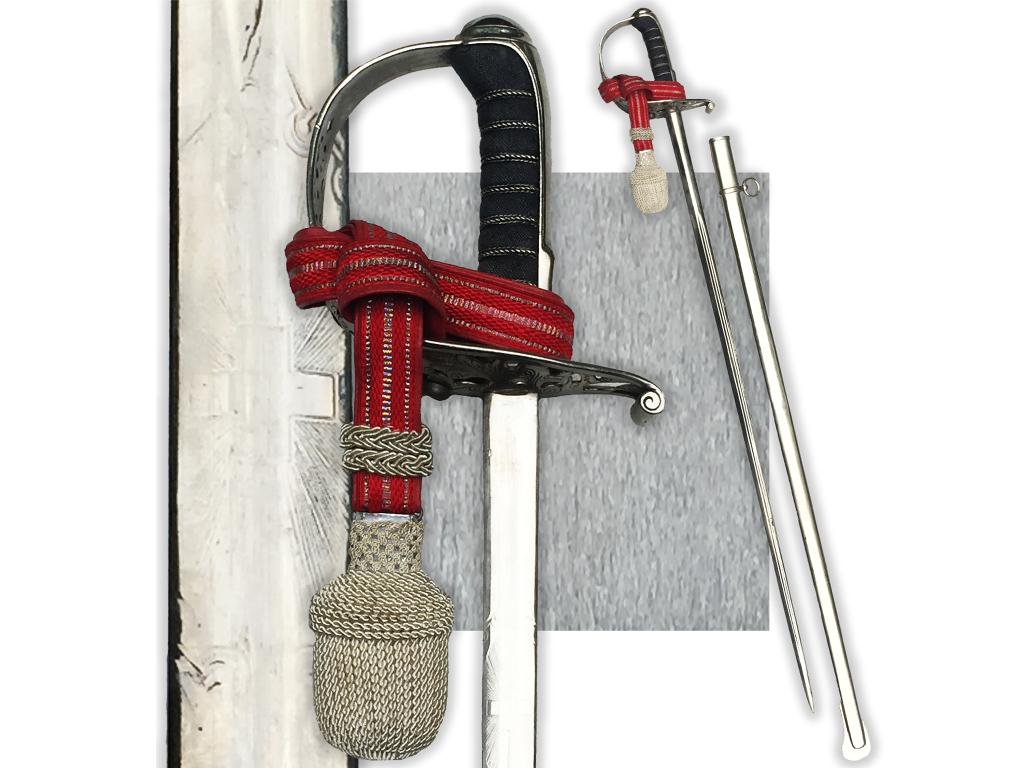 🚨Rare sabre de cavalerie Suisse Lame gravée XIX, Envoi, Armée de terre, Épée ou sabre