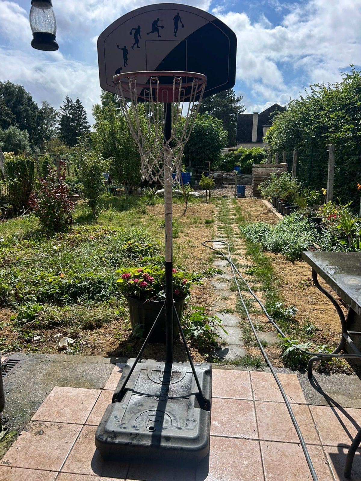 Basketbal ring en stander, Sports & Fitness, Basket, Enlèvement, Comme neuf