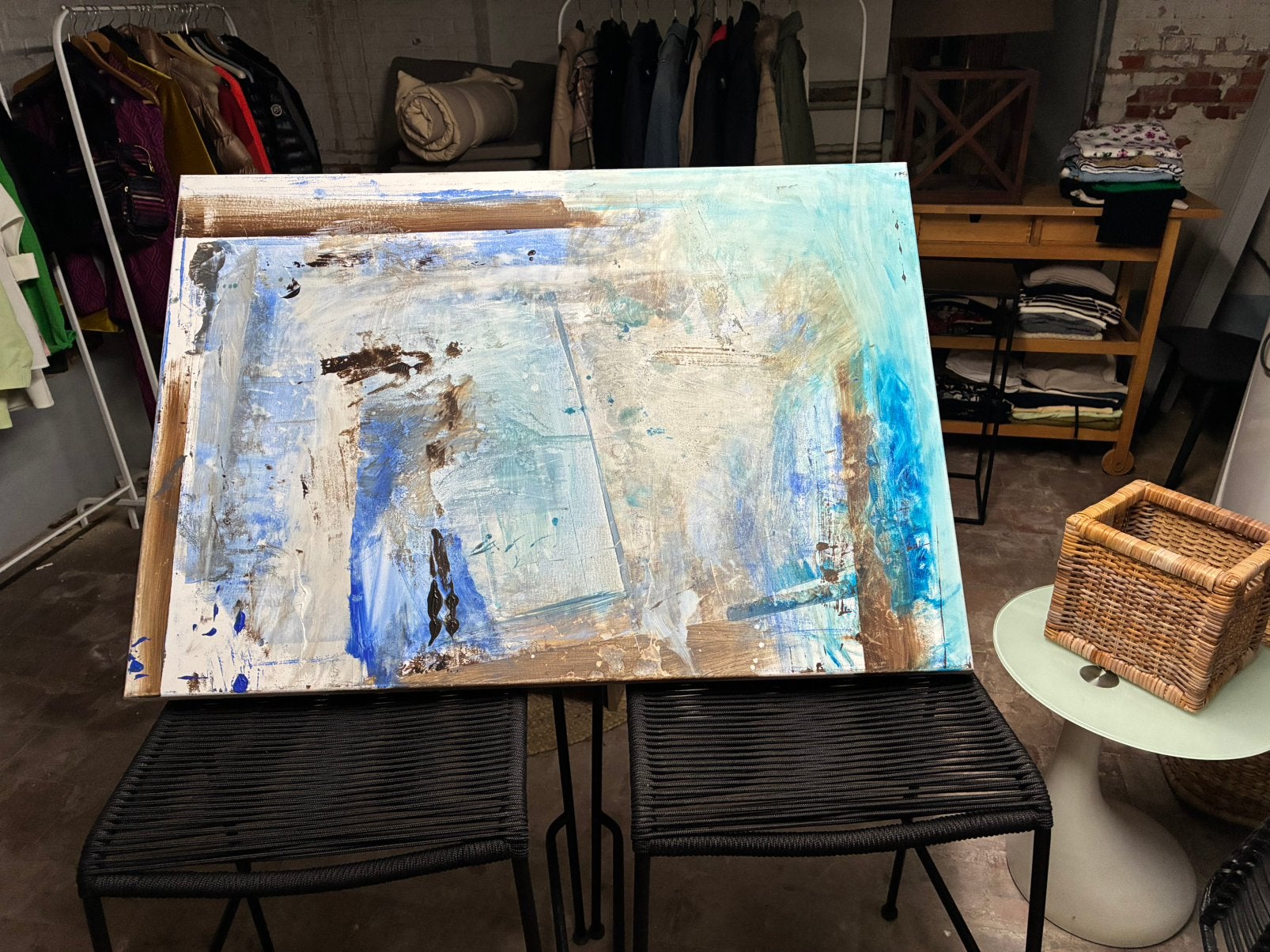 Schilderij modern, Enlèvement