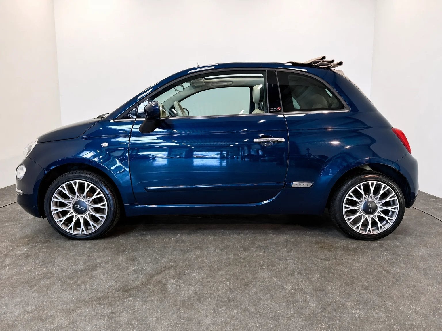 Fiat 500C 1.2 CABRIO Lounge Navi Sensoren, Autos, Achat, Euro 6, Entreprise, 115 g/km