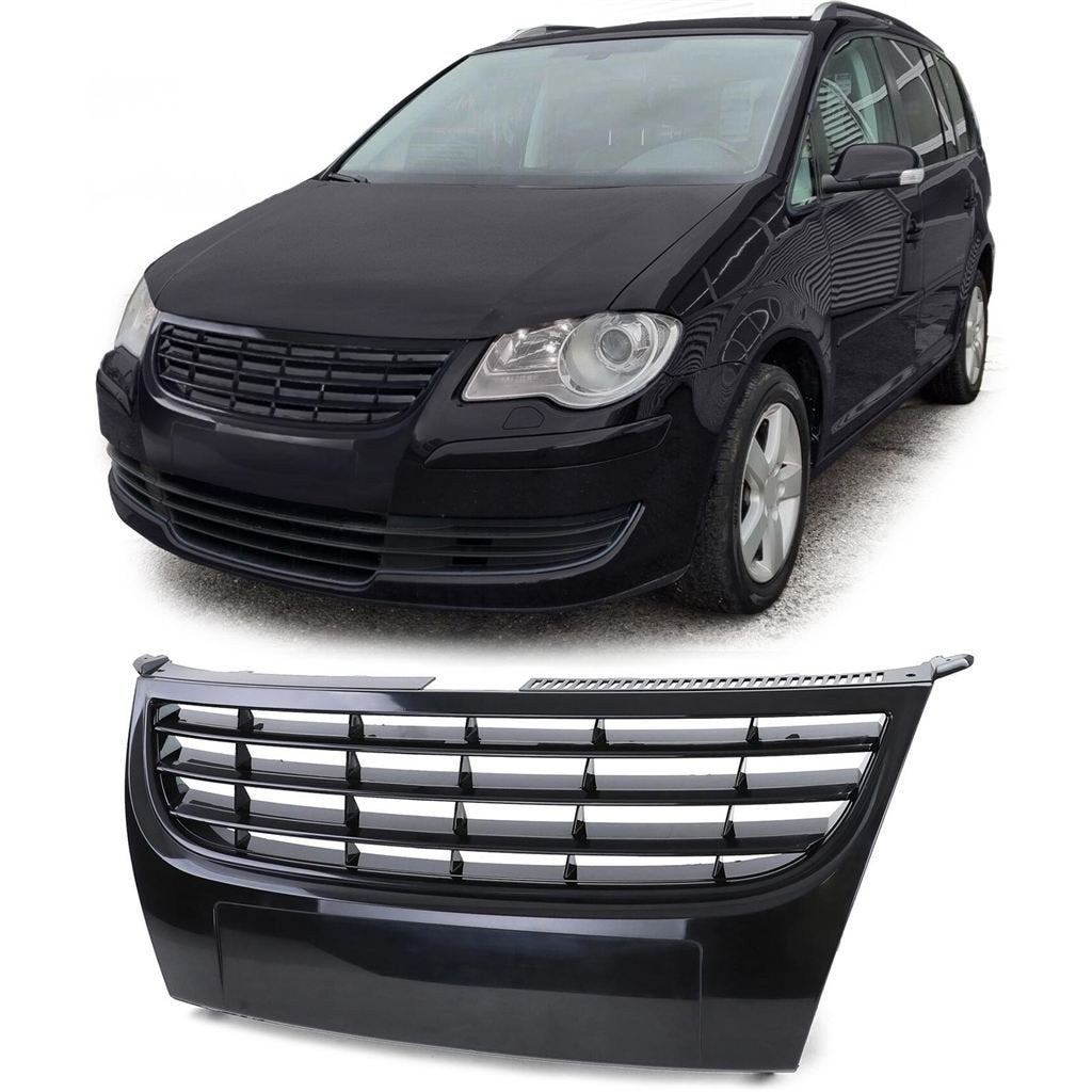 Sport Grill Geschikt Voor Volkswagen Touran GP Zwart Zonder, Verzenden