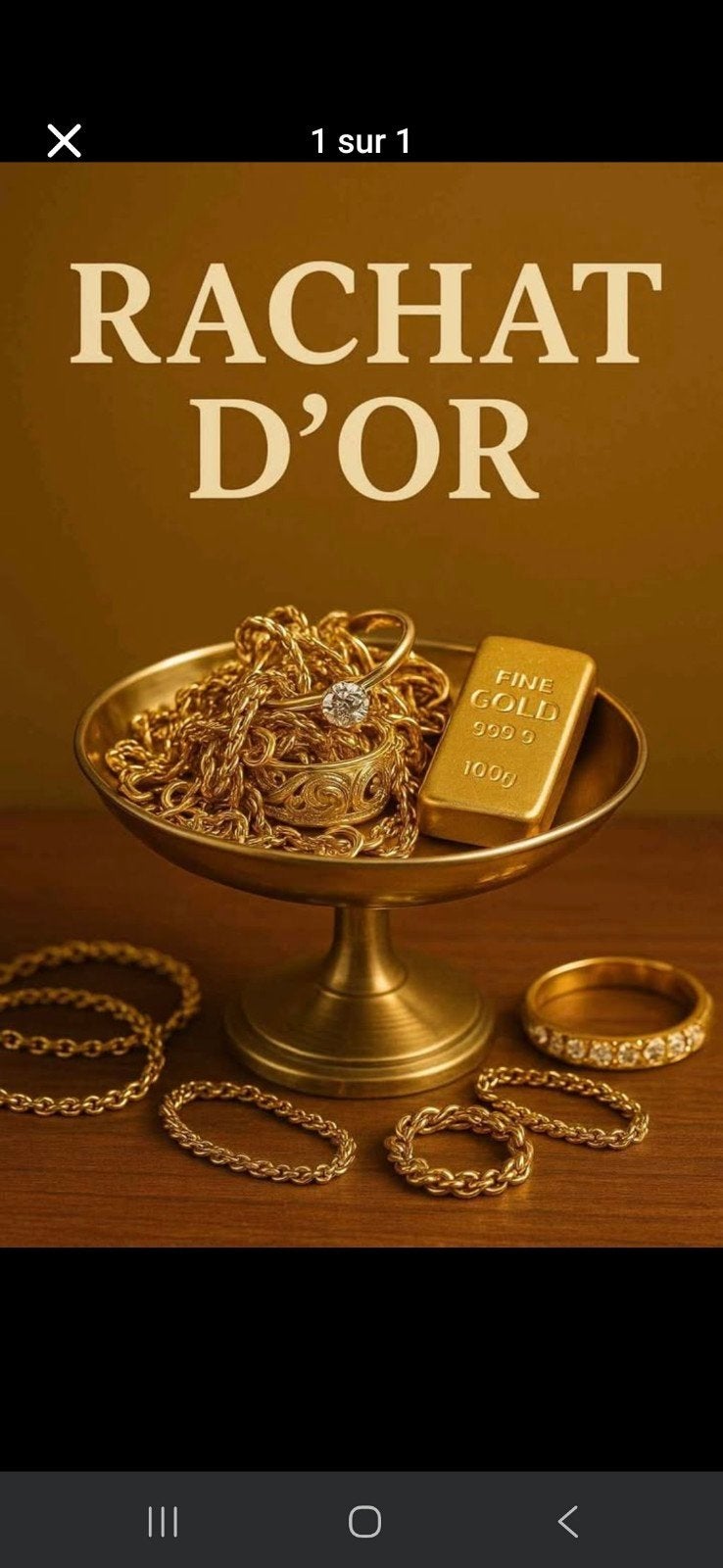 Collectionneur reprend vos bijoux en or même cassé, Ophalen