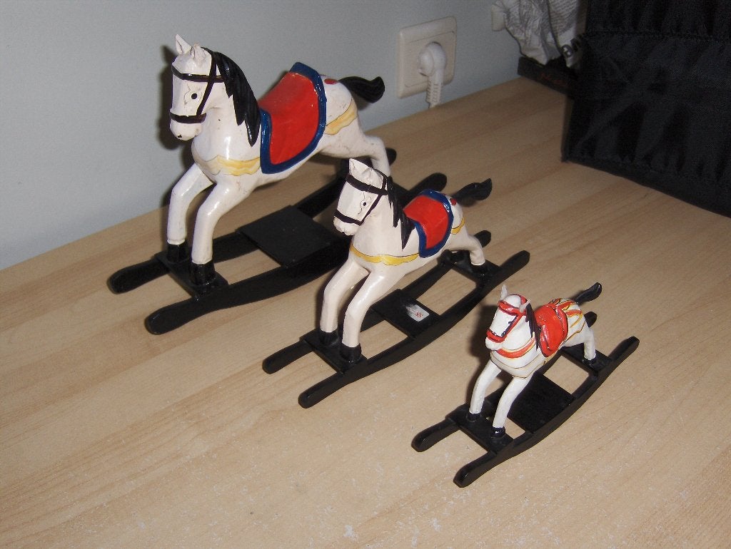 3 HOUTEN PAARDJES, Enlèvement, Comme neuf