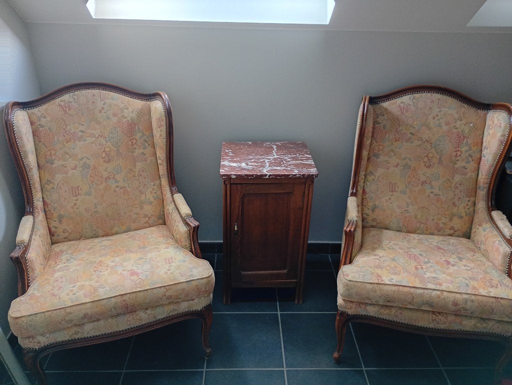 Fauteuils, Huis en Inrichting, Fauteuils, Ophalen, Gebruikt, Stof, 50 tot 75 cm