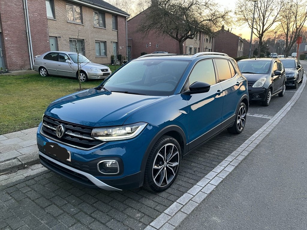 Volkswagen T-Cross - Model 2019 - 1.0 TSI - Dark petrol, Auto's, Volkswagen, Automaat, T-Cross, Zwart, Overige kleuren