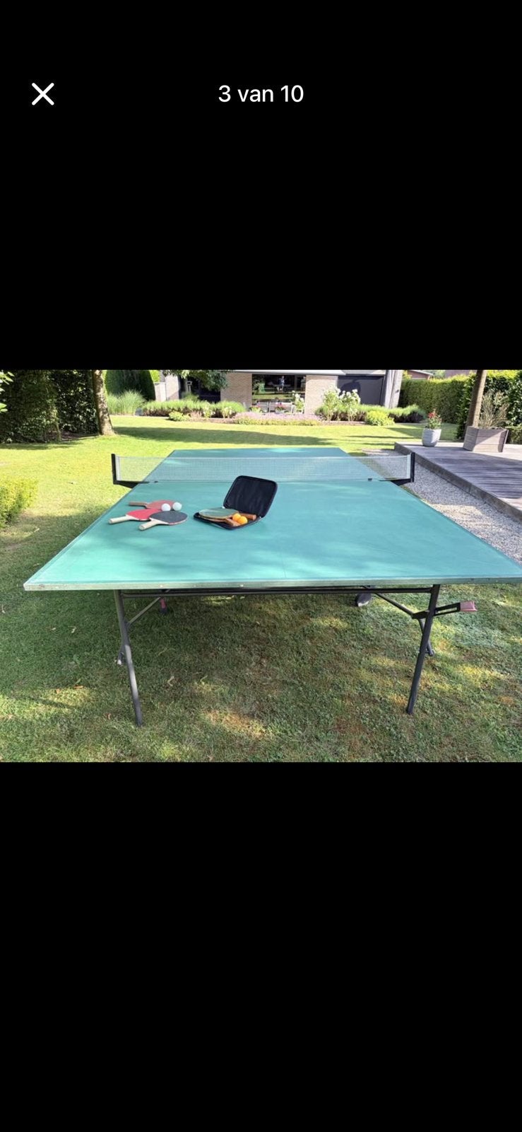 Pingpong tafel outdoor, Ophalen, Gebruikt, Tafel Outdoor, Inklapbaar