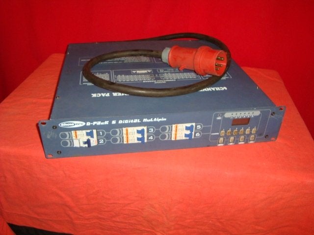 Gebruikt: Showtec D-Pak,6 Digitale Multipin Dimmer, 20230226, Muziek en Instrumenten, Licht en Laser, Ophalen of Verzenden, Gebruikt